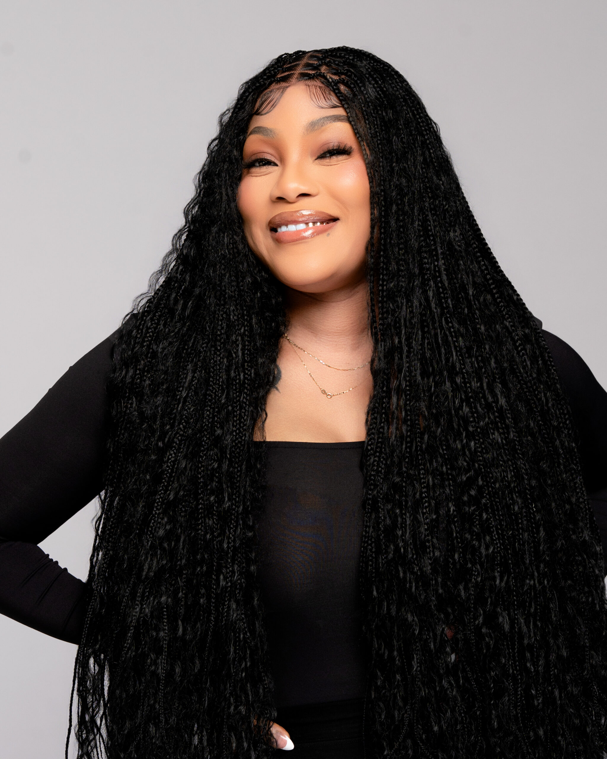Perruque Boho braide Curly Noir Intense – Image 2