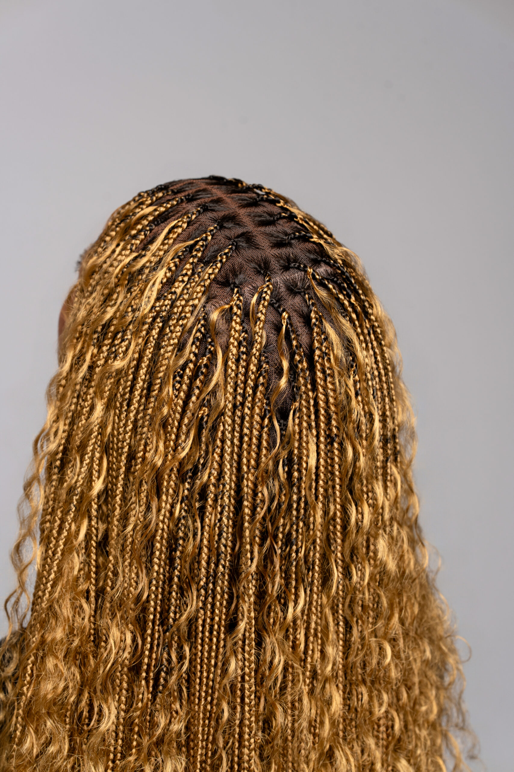 Perruque Boho Curly Blond Miel – Image 4