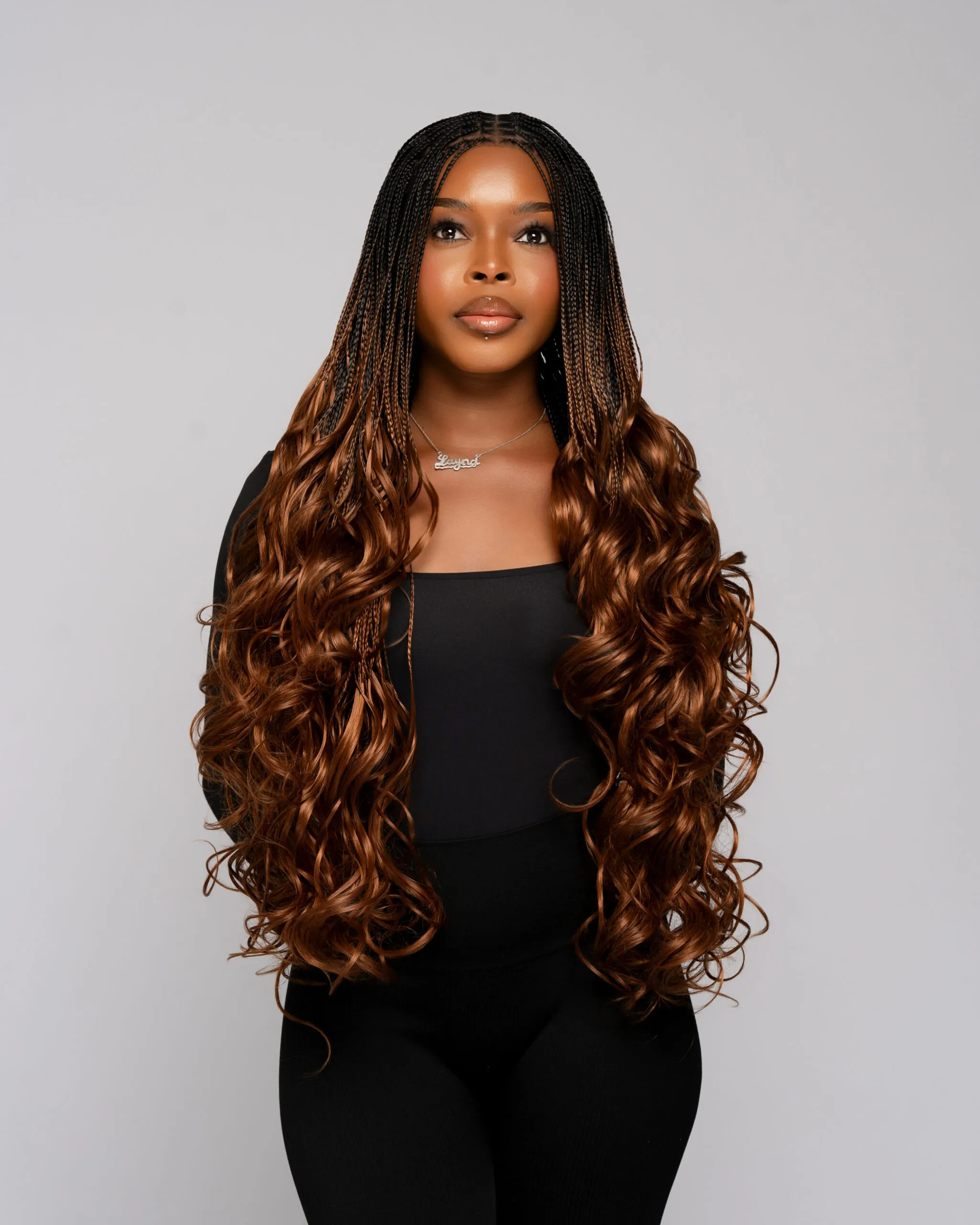 French Curly Dégradé Chocolat RACINE NOIRE – Image 2