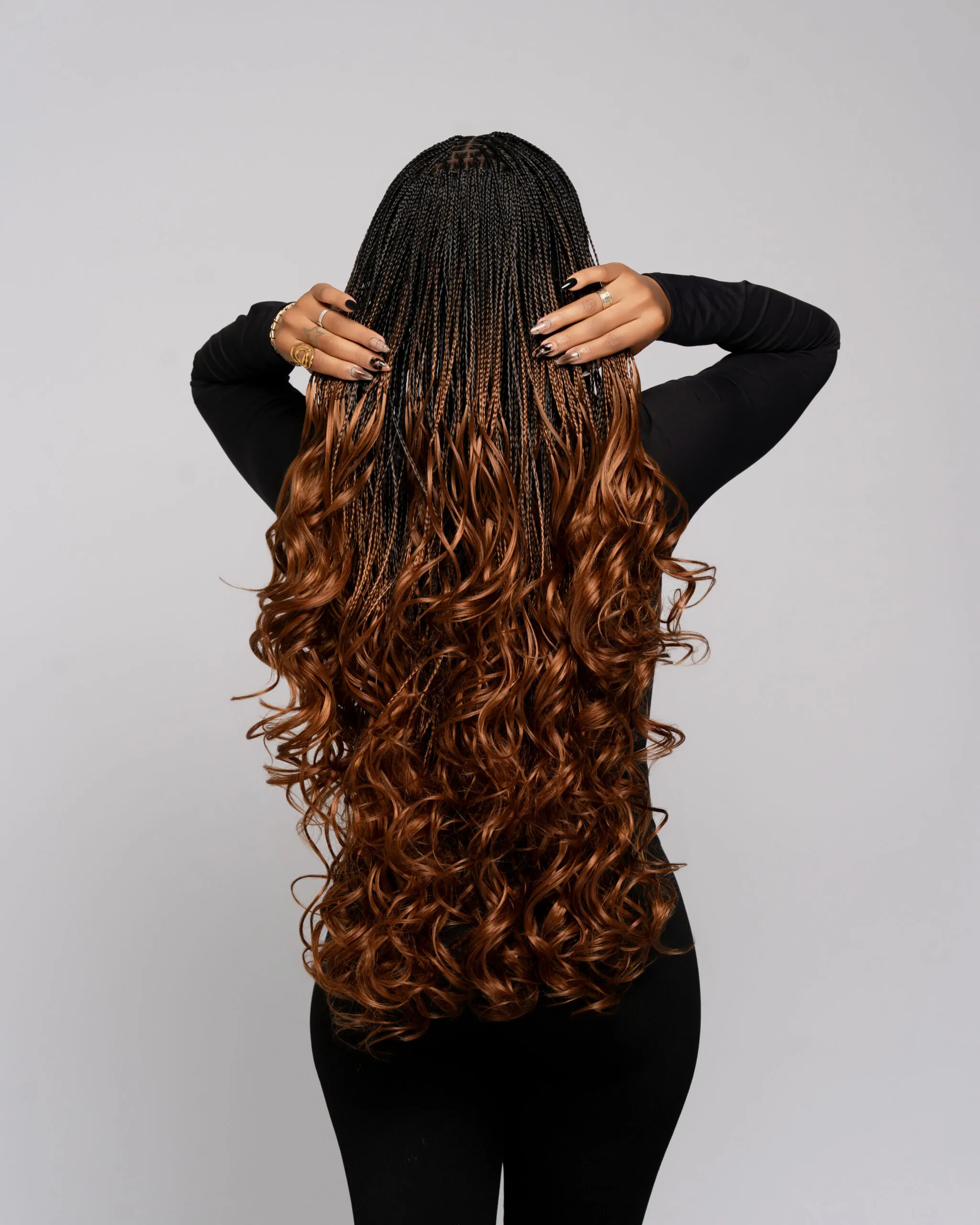 French Curly Dégradé Chocolat RACINE NOIRE – Image 5