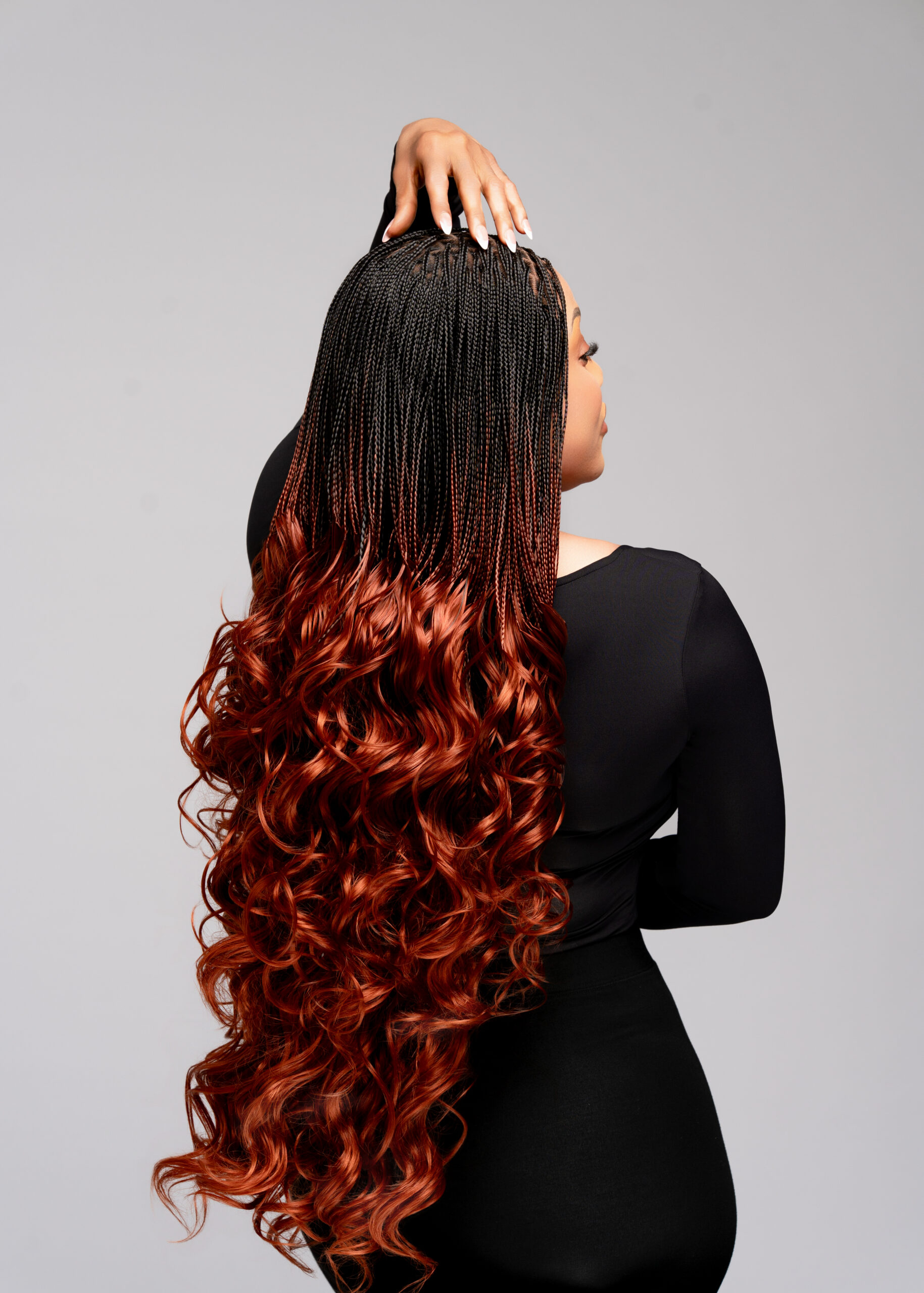 French Curly Dégradé Cuivré Prestige – Image 4