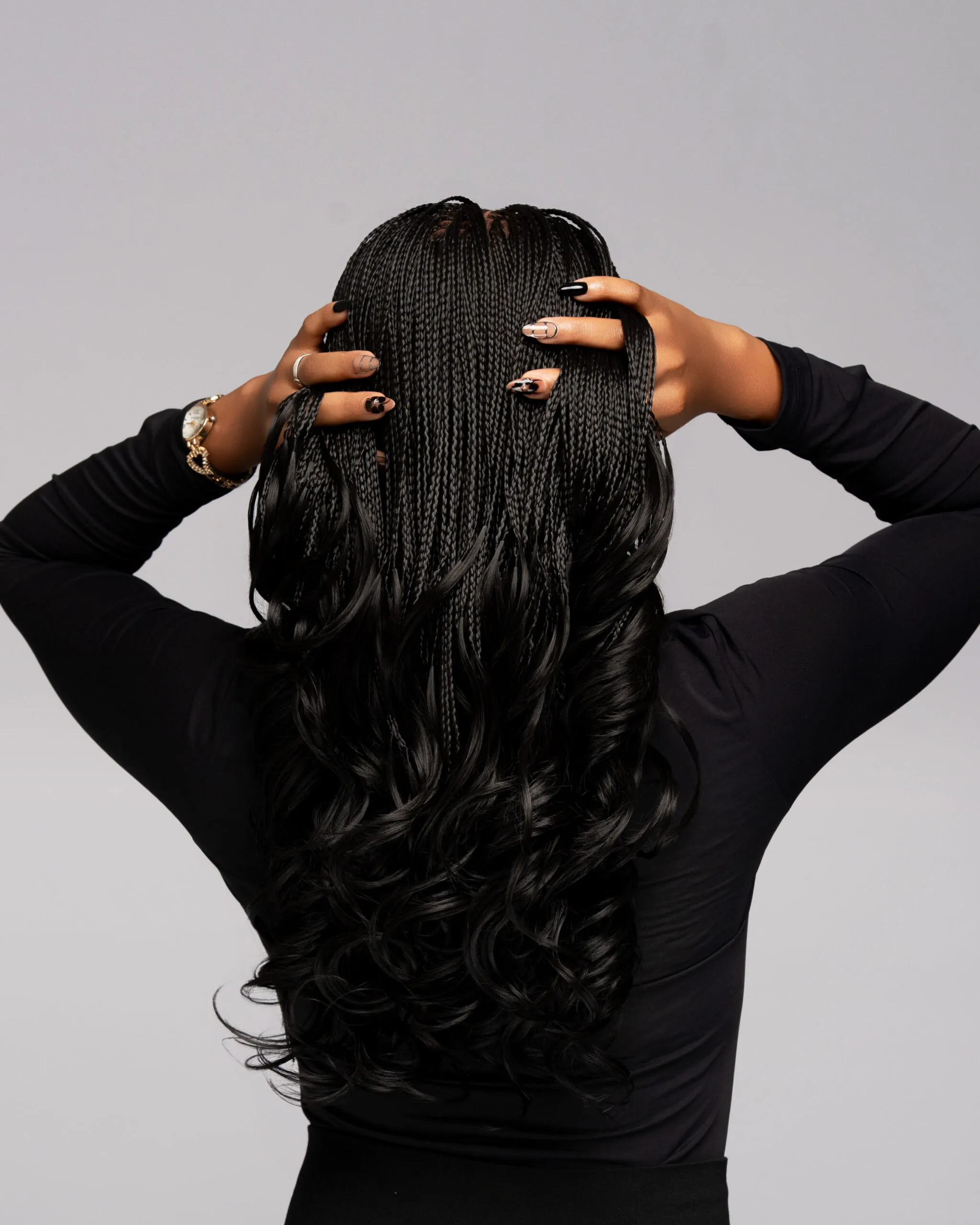 French Curly Élégance Noire – Image 12