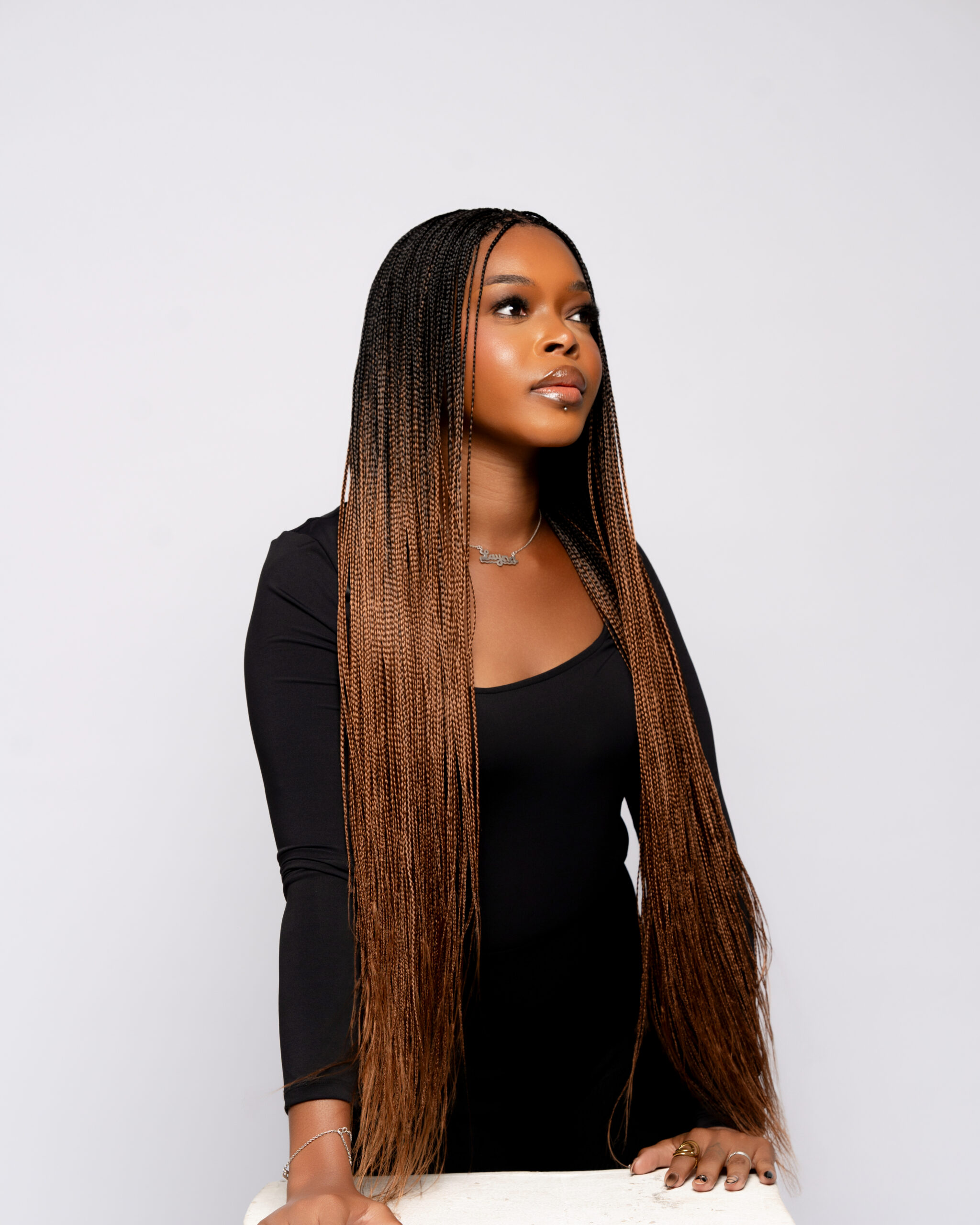 Knotless Dégradé Chocolat Luxe