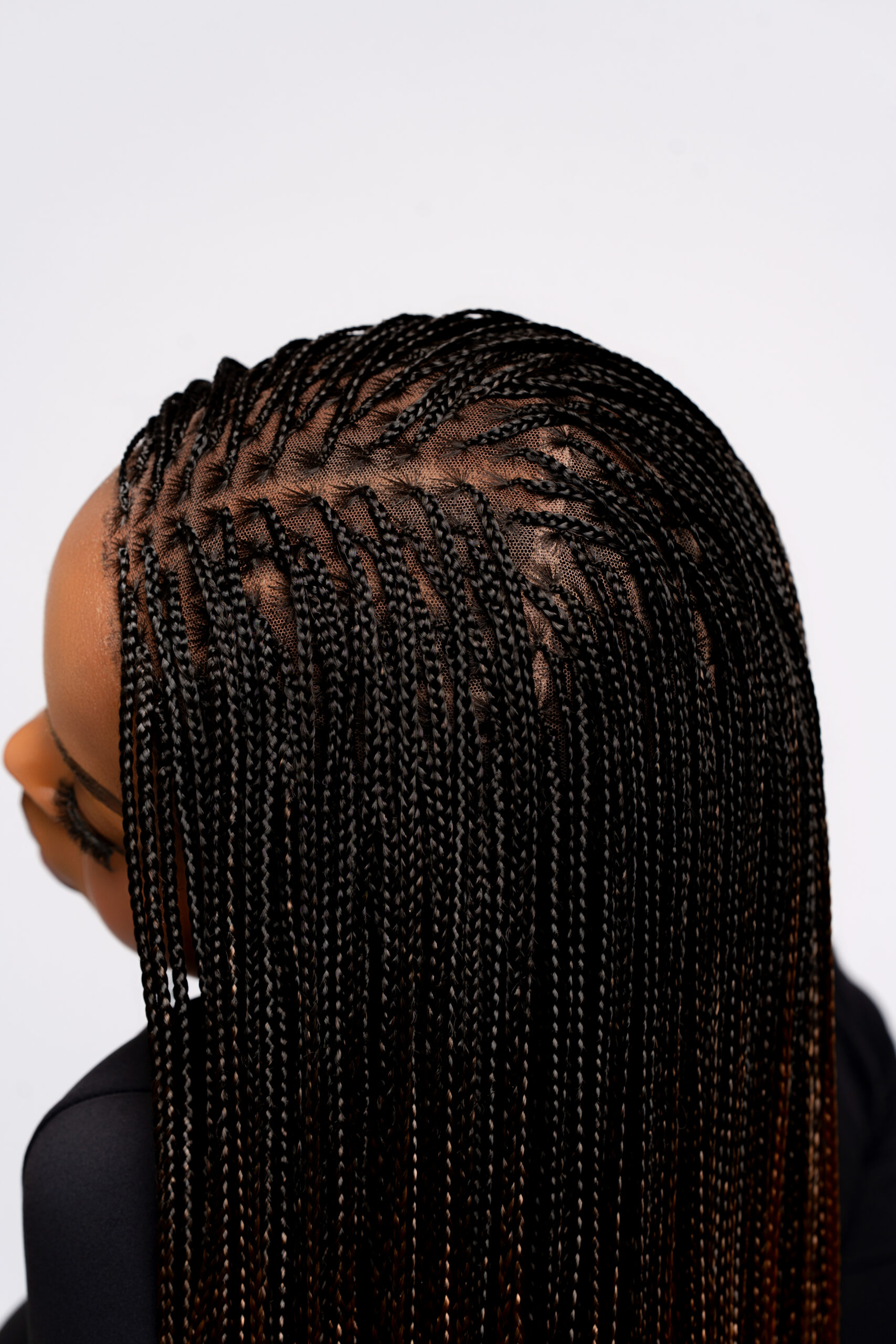 Knotless Dégradé Chocolat Luxe – Image 3