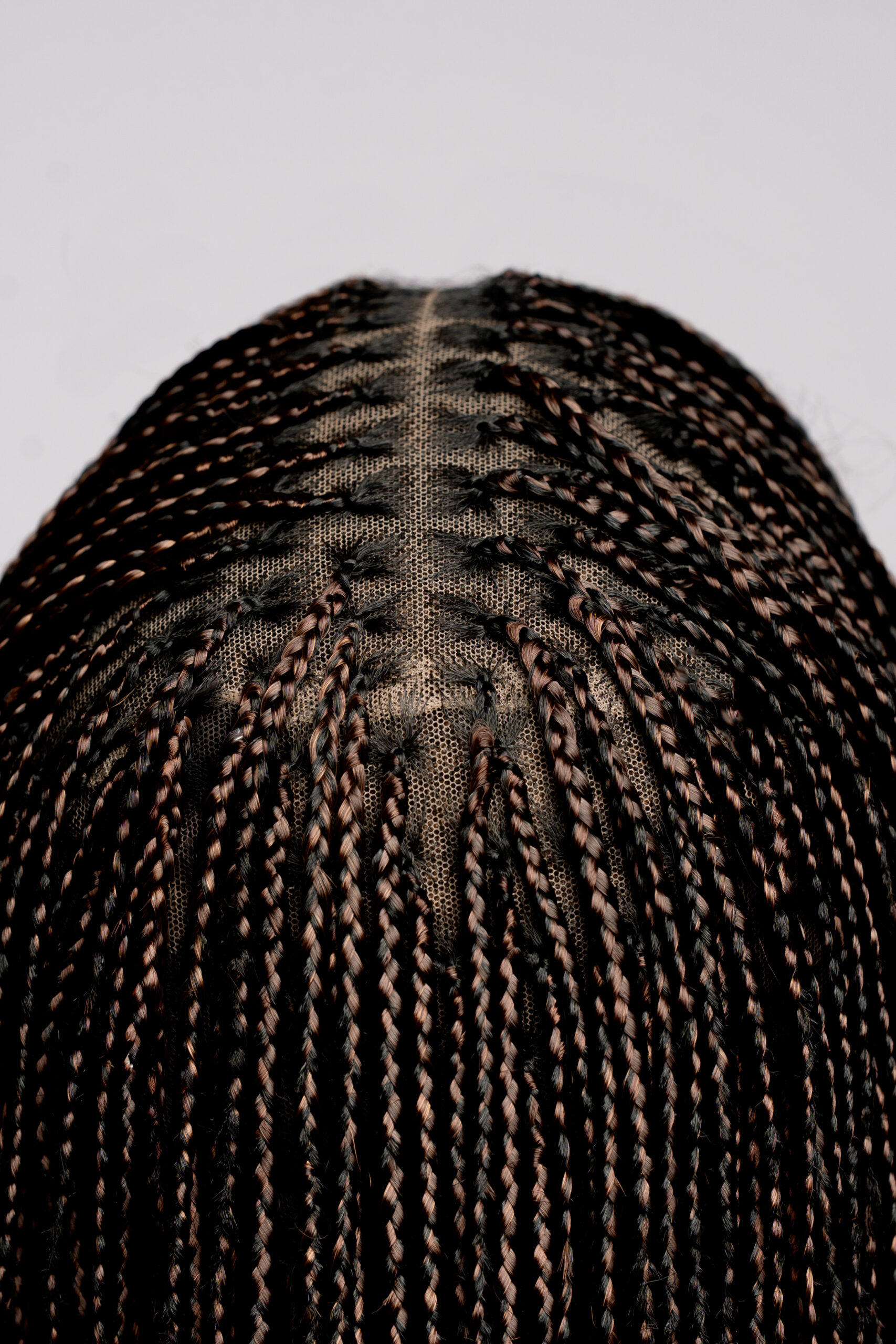 French Curly Ombré Noir & Cuivré – Image 2