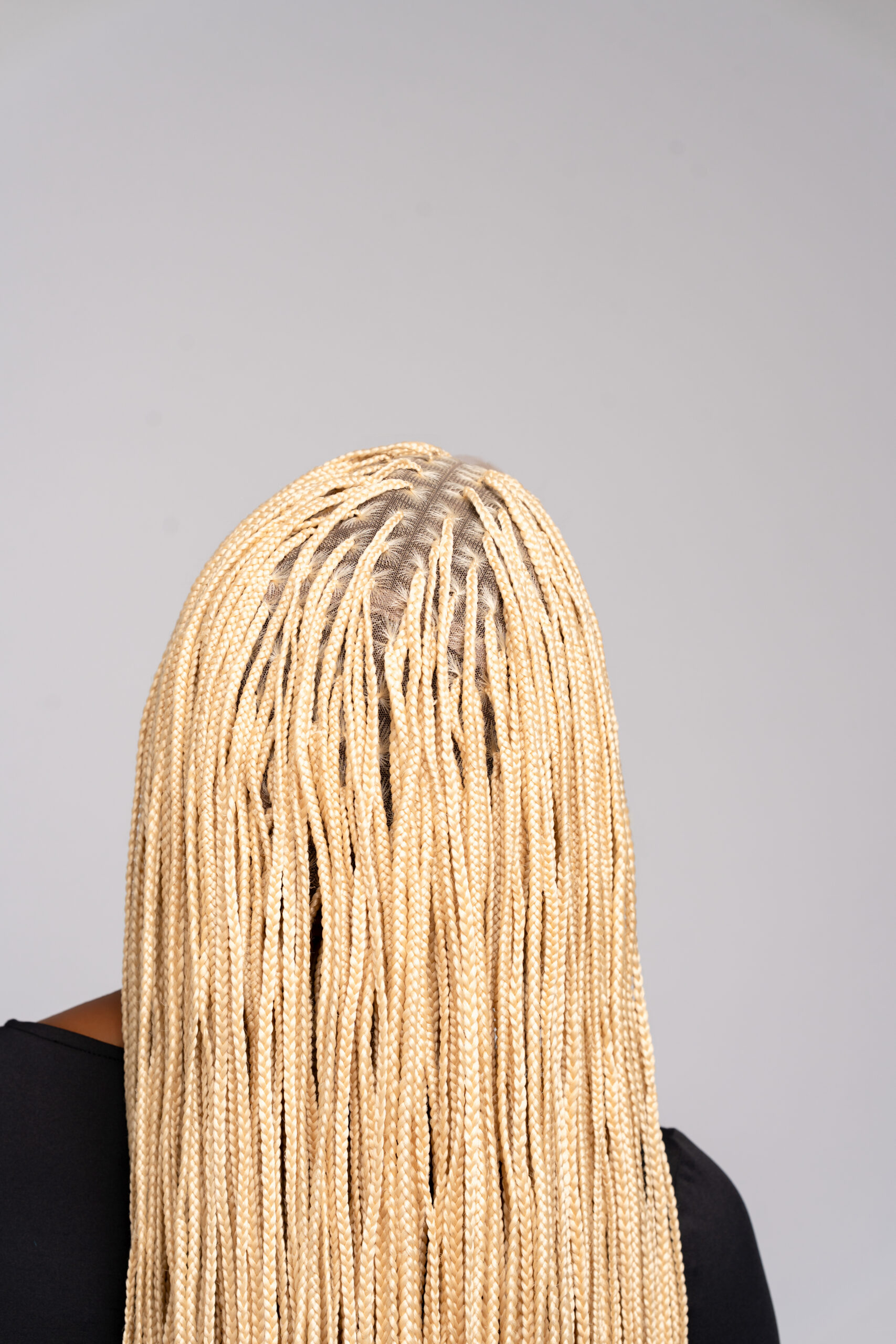 Knotless Blond Platine Longueur XL – Image 2