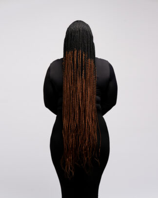 Nattes Collées Ombré Caramel – Full Lace